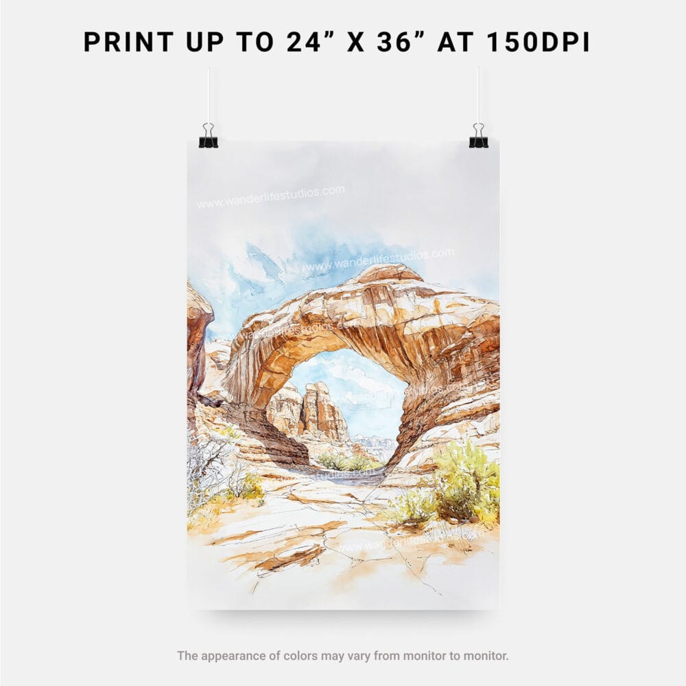 06 - Arches National Park Watercolor Art - Digital Downloads - Print Size.jpg 06 - Arches National Park Watercolor Art - Digital Downloads - Print Size.jpg
