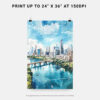 06 - Austin Texas Watercolor Art - Digital Downloads - Print Size.jpg