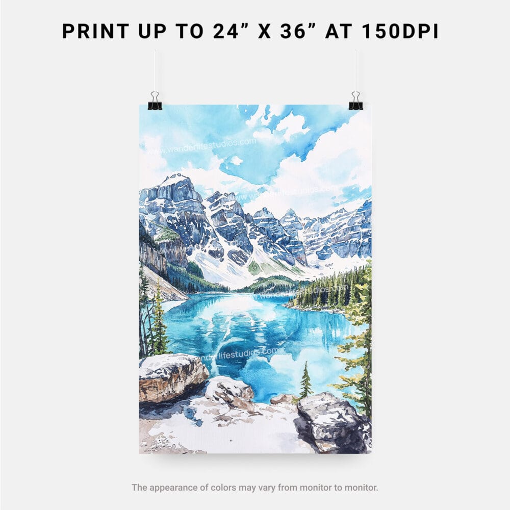 06 - Banff National Park Watercolor Art - Digital Downloads - Print Size.jpg 06 - Banff National Park Watercolor Art - Digital Downloads - Print Size.jpg