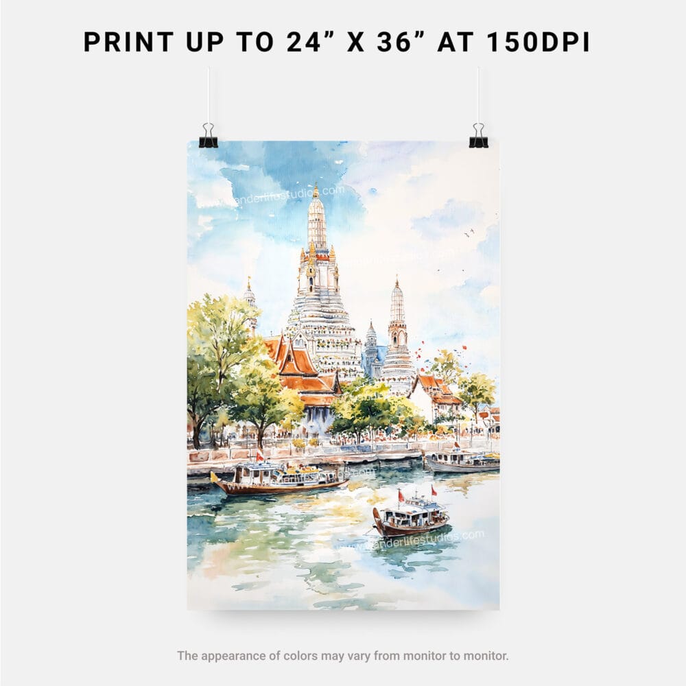 06 - Bangkok Wat Arun Watercolor Art - Digital Downloads - Print Size.jpg 06 - Bangkok Wat Arun Watercolor Art - Digital Downloads - Print Size.jpg