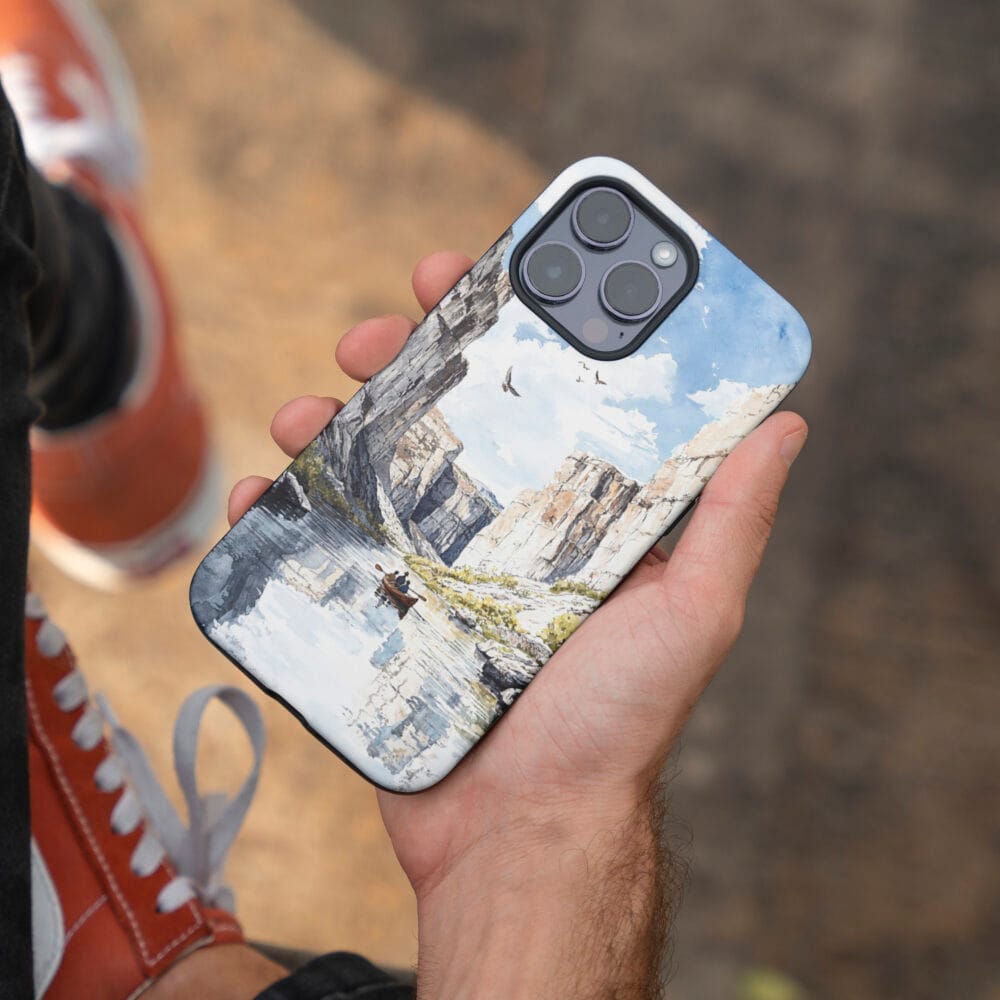 06 - Big Bend National Park Phone Case Tough Case - In Hand.jpg 06 - Big Bend National Park Phone Case Tough Case - In Hand.jpg