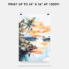 06 - Biscayne National Park Watercolor Art - Digital Downloads - Print Size.jpg