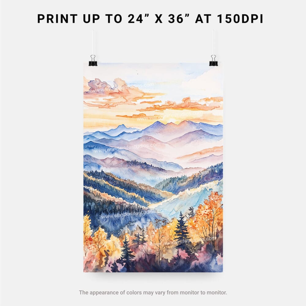 06 - Blue Ridge Mountains Watercolor Art - Digital Downloads - Print Size.jpg 06 - Blue Ridge Mountains Watercolor Art - Digital Downloads - Print Size.jpg