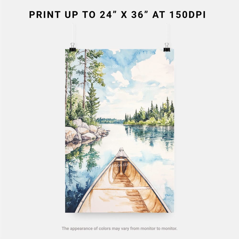 06 - Boundary Waters Minnesota Watercolor Art - Digital Downloads - Print Size.jpg 06 - Boundary Waters Minnesota Watercolor Art - Digital Downloads - Print Size.jpg