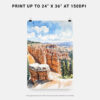 06 - Bryce Canyon Watercolor Art - Digital Downloads - Print Size.jpg