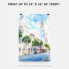 06 - Charleston SC Watercolor Art - Digital Downloads - Print Size.jpg
