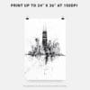 06 - Chicago Pencil Drawing Art - Digital Downloads - Print Size.jpg