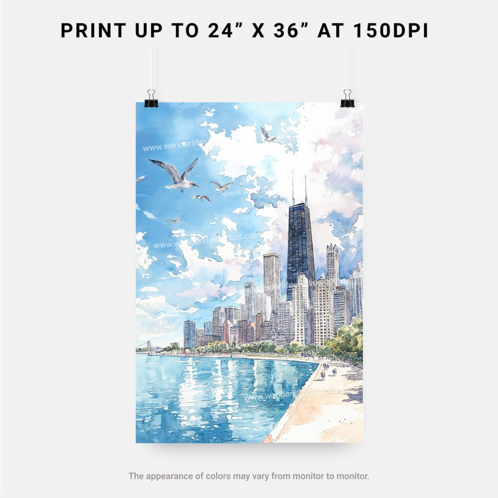 06 - Chicago Skyline Watercolor Art - Digital Downloads - Print Size.jpg 06 - Chicago Skyline Watercolor Art - Digital Downloads - Print Size.jpg