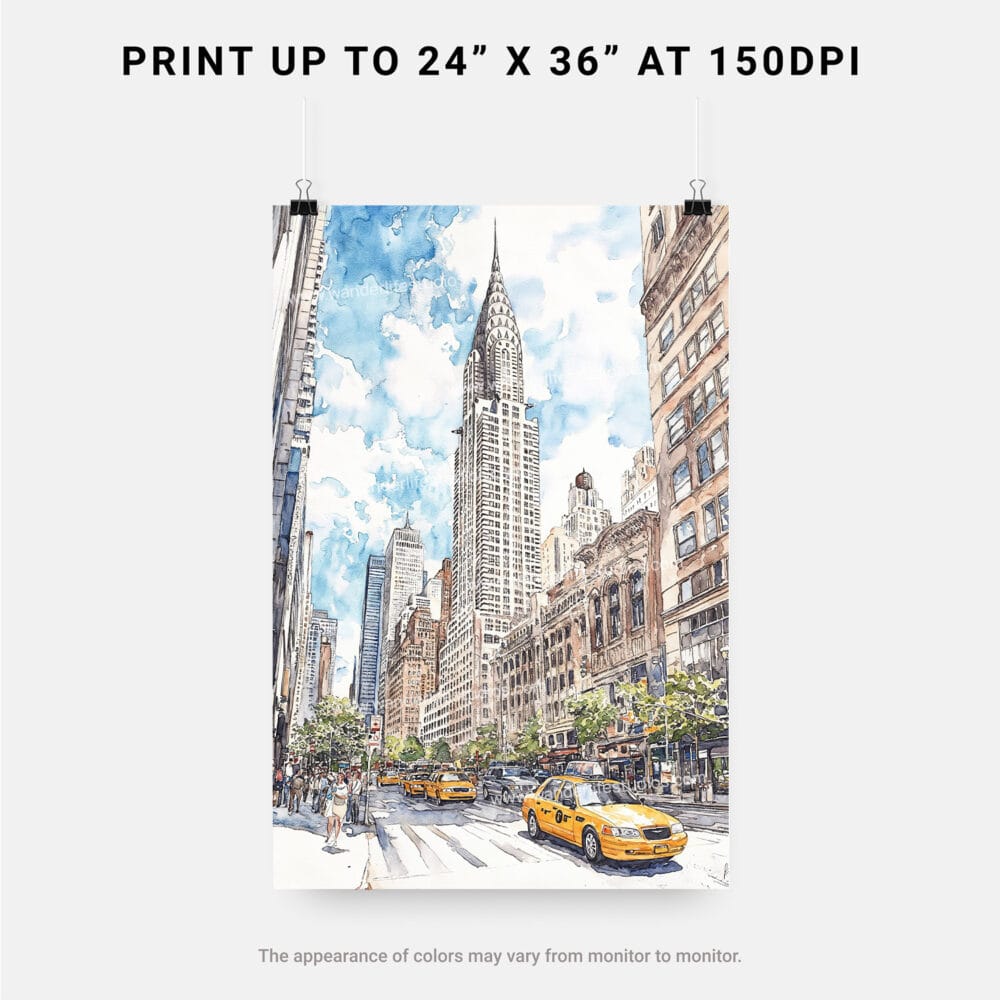 06 - Chrysler Building Watercolor Art - Digital Downloads - Print Size.jpg 06 - Chrysler Building Watercolor Art - Digital Downloads - Print Size.jpg