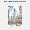 06 - Chrysler Building Watercolor Art - Digital Downloads - Print Size.jpg