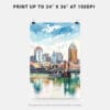 06 - Cincinnati Ohio Watercolor Art - Digital Downloads - Print Size.jpg