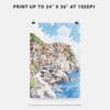 06 - Cinque Terre Watercolor Art - Digital Downloads - Print Size.jpg