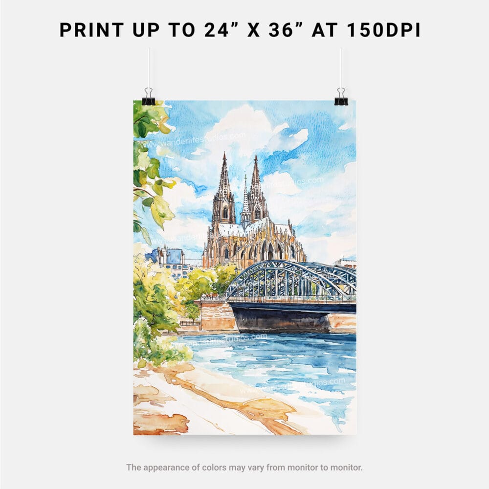 06 - Cologne Cathedral Watercolor Art - Digital Downloads - Print Size.jpg 06 - Cologne Cathedral Watercolor Art - Digital Downloads - Print Size.jpg