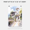 06 - Cordoba Spain Watercolor Art - Digital Downloads - Print Size.jpg