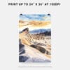 06 - Death Valley National Park Watercolor Art - Digital Downloads - Print Size.jpg