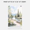 06 - Fairbanks Alaska Watercolor Art - Digital Downloads - Print Size.jpg