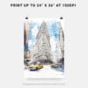06 - Flatiron Watercolor Art - Digital Downloads - Print Size.jpg