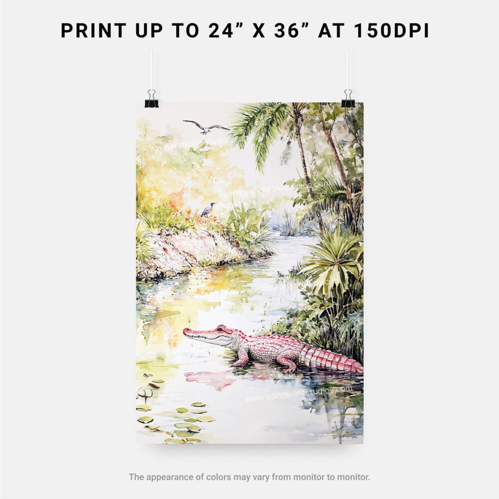 06 - Floride Everglades Watercolor Art - Digital Downloads - Print Size.jpg 06 - Floride Everglades Watercolor Art - Digital Downloads - Print Size.jpg