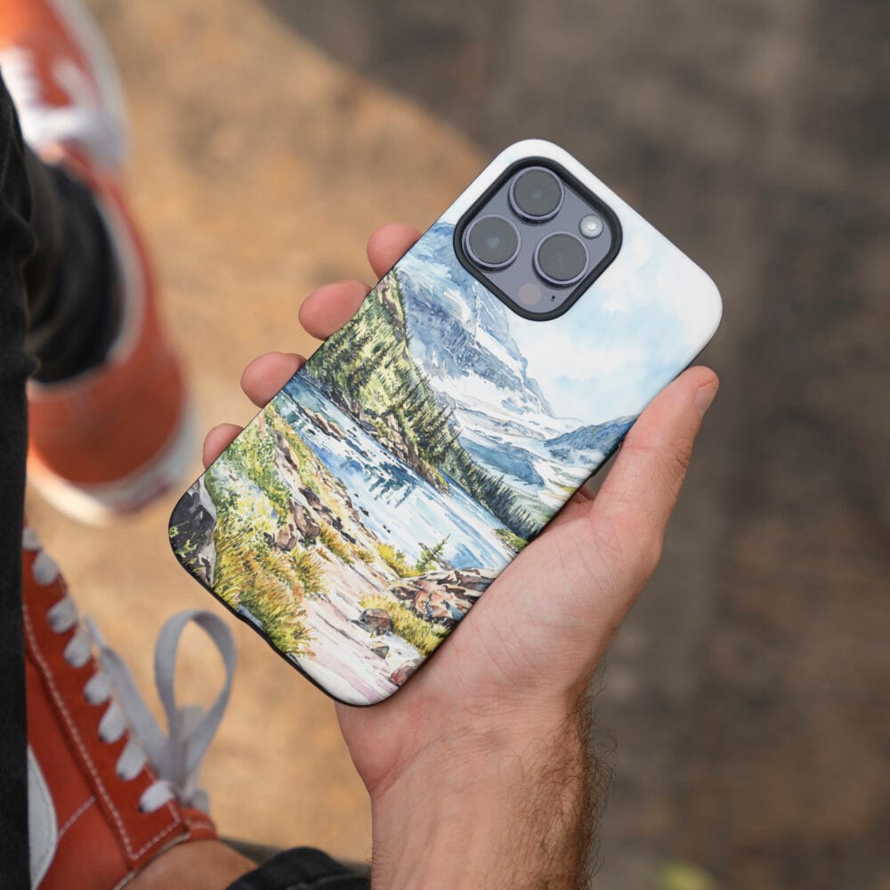 06 - Glacier National Park Phone Case - Male Hand.jpg 06 - Glacier National Park Phone Case - Male Hand.jpg