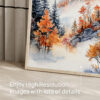 06 - Great smoky mountains watercolor Digital Art Print - Detail Zoom