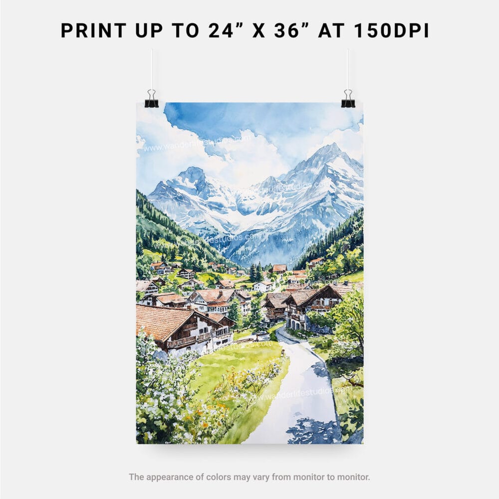 06 - Grindelwald Switzerland Watercolor Art - Digital Downloads - Print Size.jpg 06 - Grindelwald Switzerland Watercolor Art - Digital Downloads - Print Size.jpg