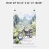 06 - Ha Giang Loop Vietnam Watercolor Art - Digital Downloads - Print Size.jpg