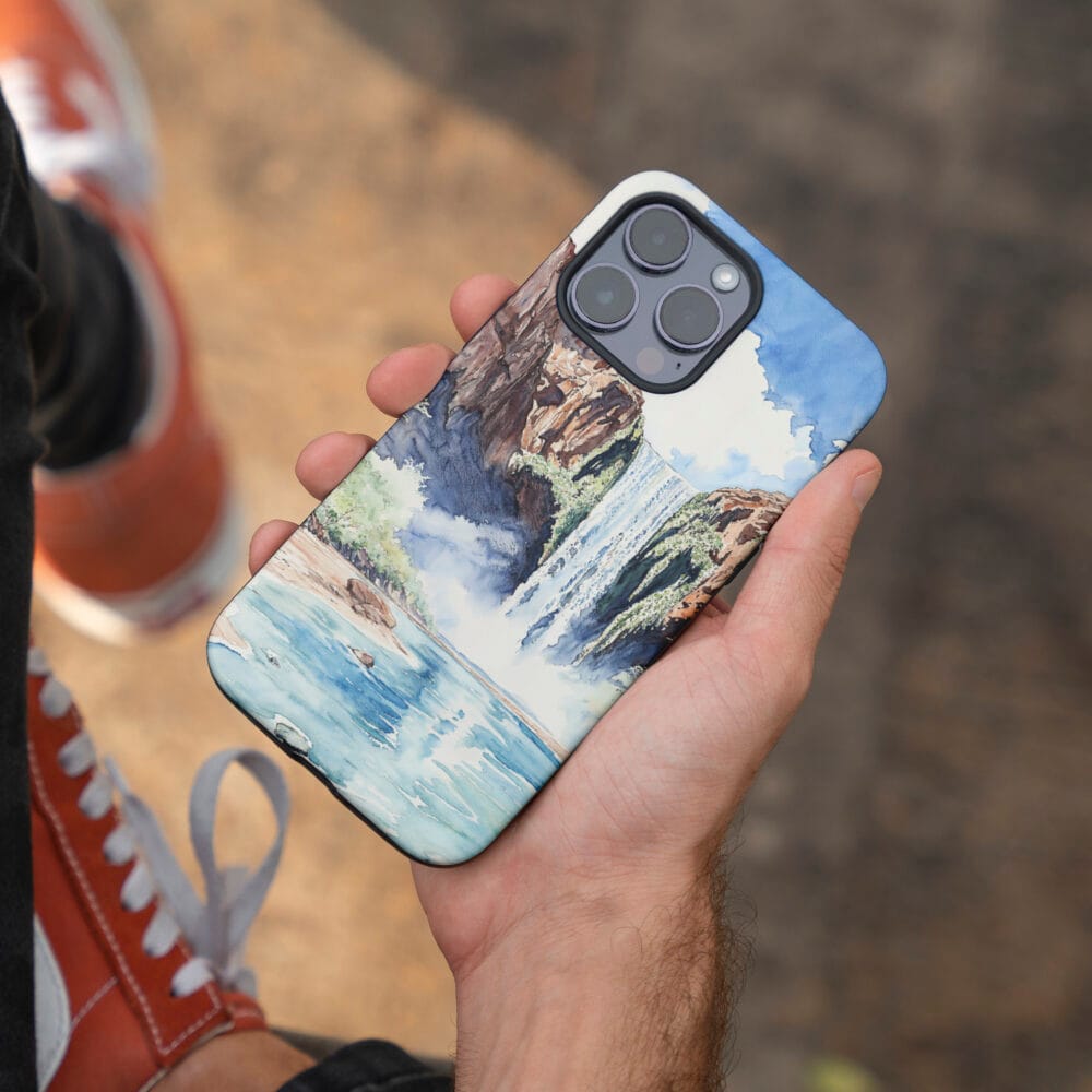 06 - Havasu Falls Phone Case - Male Hand.jpg 06 - Havasu Falls Phone Case - Male Hand.jpg