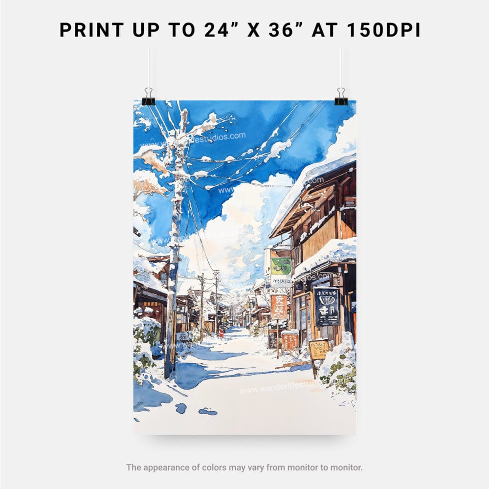 06 - Hokkaido Village Watercolor Art - Digital Downloads - Print Size.jpg 06 - Hokkaido Village Watercolor Art - Digital Downloads - Print Size.jpg