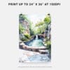 06 - Hot Springs National Park Watercolor Art - Digital Downloads - Print Size.jpg