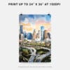 06 - Houston Texas Watercolor Art - Digital Downloads - Print Size.jpg