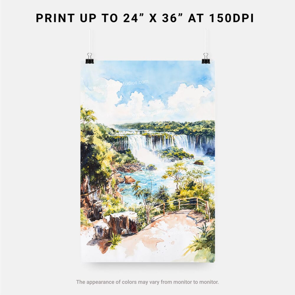 06 - Iguazu Falls Watercolor Art - Digital Downloads - Print Size.jpg 06 - Iguazu Falls Watercolor Art - Digital Downloads - Print Size.jpg