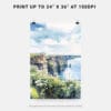 06 - Ireland - Cliffs of Moher Watercolor Art - Digital Downloads - Print Size.jpg