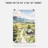 06 - Jackson Hole Wyoming Watercolor Art - Digital Downloads - Print Size.jpg