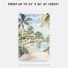06 - Jamaica Caribbean Island Watercolor Art - Digital Downloads - Print Size.jpg