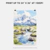 06 - Katmai National Park Watercolor Art - Digital Downloads - Print Size.jpg