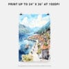 06 - Kontor Montenegro Watercolor Art - Digital Downloads - Print Size.jpg