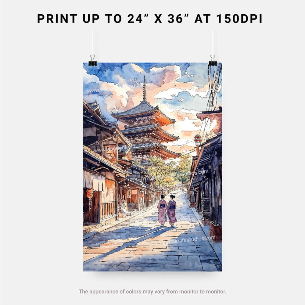 06 - Kyoto Hokan-ji Temple Watercolor Art - Digital Downloads - Print Size.jpg 06 - Kyoto Hokan-ji Temple Watercolor Art - Digital Downloads - Print Size.jpg