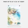 06 - La Jolla Cove Watercolor Art - Digital Downloads - Print Size.jpg
