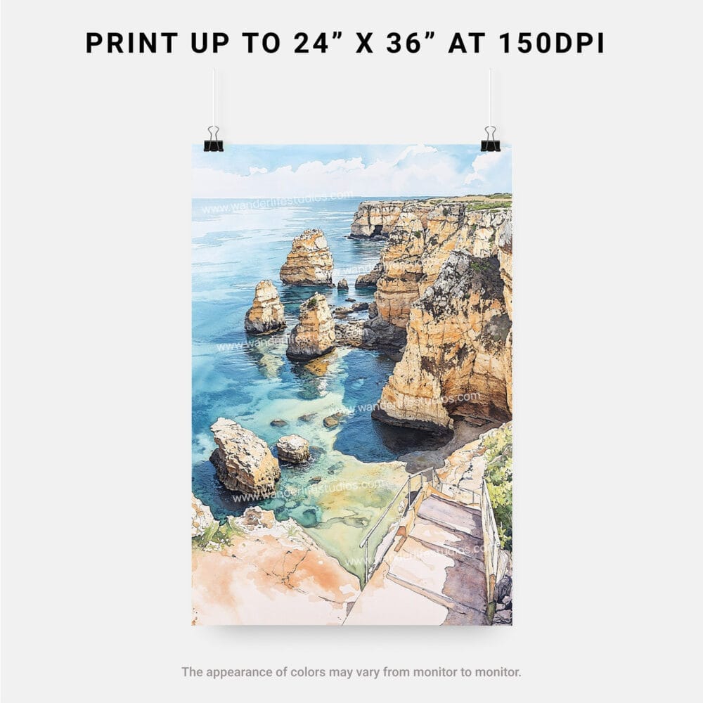06 - Lagos Portgual Cliffs Watercolor Art - Digital Downloads - Print Size.jpg 06 - Lagos Portgual Cliffs Watercolor Art - Digital Downloads - Print Size.jpg