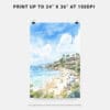 06 - Laguna Beach Watercolor Art - Digital Downloads - Print Size.jpg