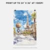 06 - Las Vegas Nevada Watercolor Art - Digital Downloads - Print Size.jpg