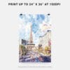 06 - Las Vegas Watercolor Art - Digital Downloads - Print Size.jpg