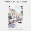 06 - Lisbon 1 Watercolor Art - Digital Downloads - Print Size.jpg
