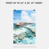 06 - Maldives Watercolor Art - Digital Downloads - Print Size.jpg