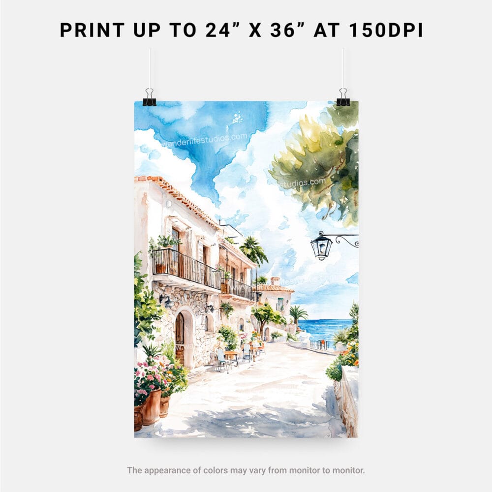 06 - Mallorca Spain Watercolor Art - Digital Downloads - Print Size.jpg 06 - Mallorca Spain Watercolor Art - Digital Downloads - Print Size.jpg