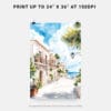 06 - Mallorca Spain Watercolor Art - Digital Downloads - Print Size.jpg