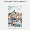 06 - Marseilles Watercolor Art - Digital Downloads - Print Size.jpg