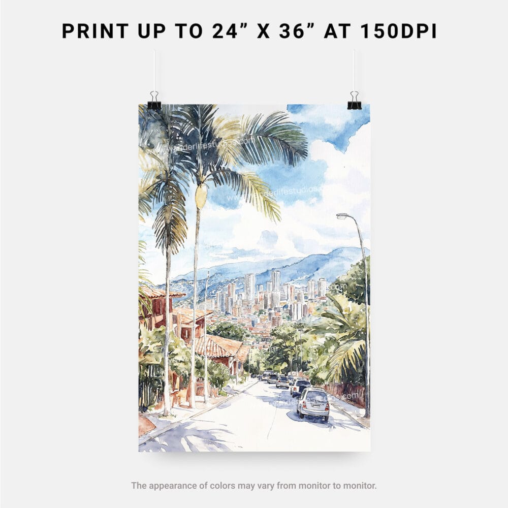 06 - Medellin Colombia Watercolor Art - Digital Downloads - Print Size.jpg 06 - Medellin Colombia Watercolor Art - Digital Downloads - Print Size.jpg