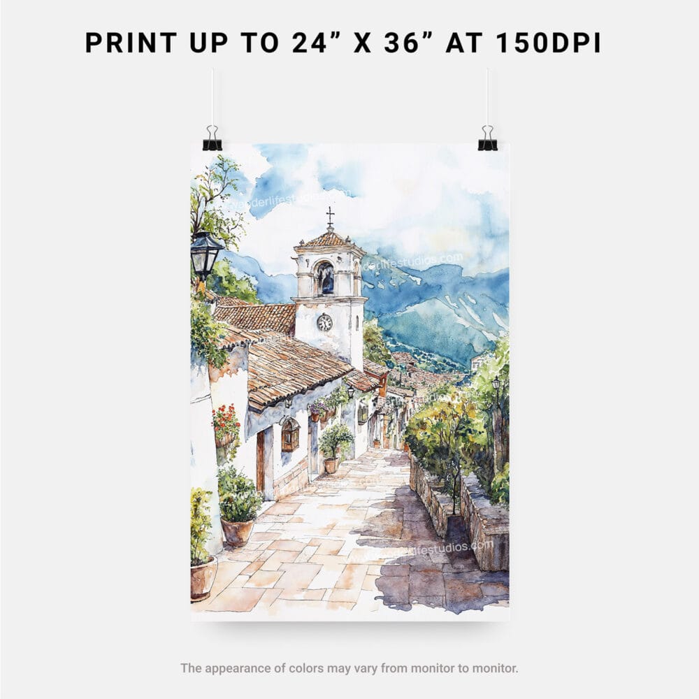 06 - Medellin Old Town Watercolor Art - Digital Downloads - Print Size.jpg 06 - Medellin Old Town Watercolor Art - Digital Downloads - Print Size.jpg