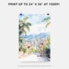 06 - Medellin Skyline watercolor Art - Digital Downloads - Print Size.jpg
